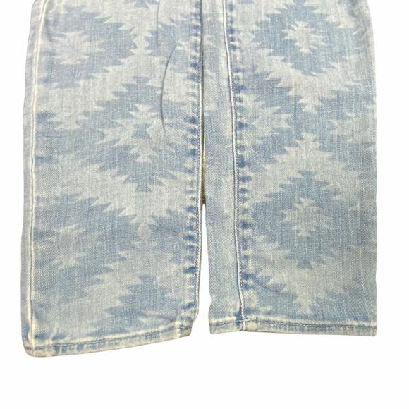 Rock & Republic Berlin Dreamcatcher Skinny Jeans Size 4 Blue White - Picture 5 of 14